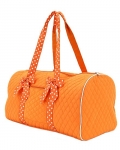 Quilted Solid Large Duffle Bag