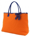 Quilted Solid Large Tote