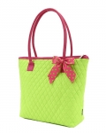 Quilted Solid Medium Tote