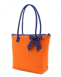 Quilted Solid Medium Tote